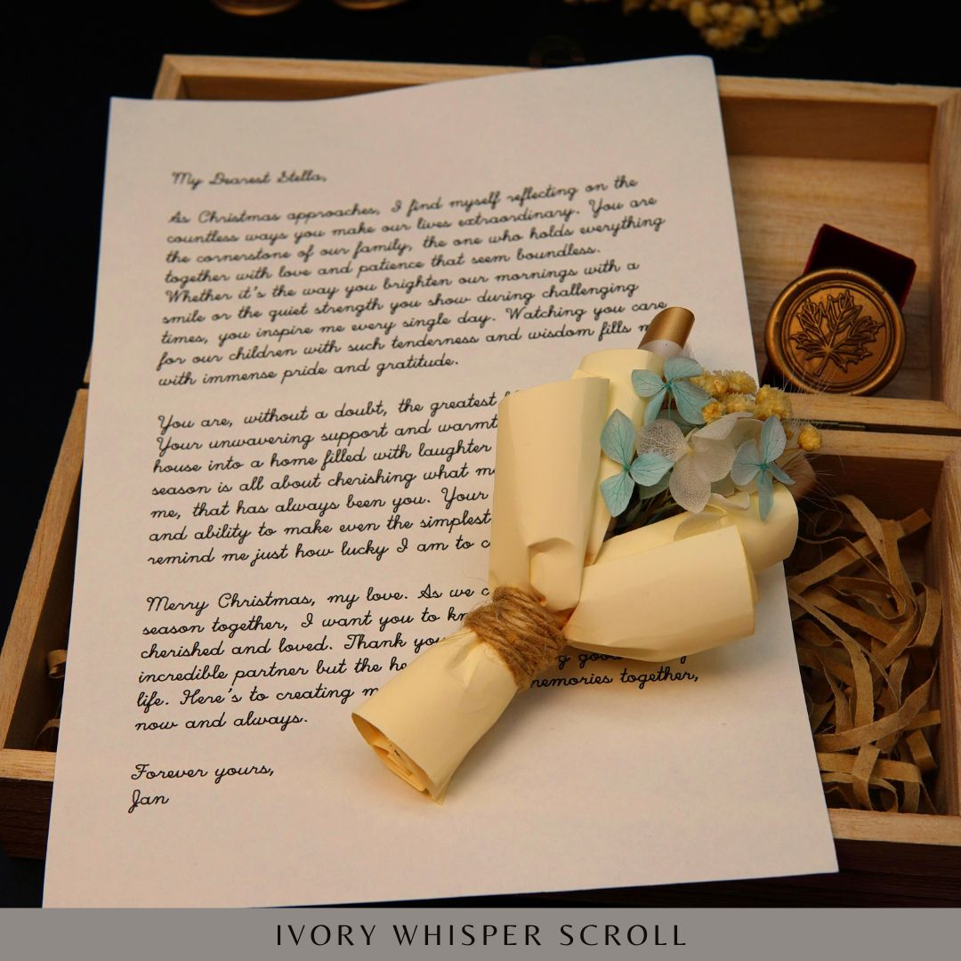 Rustic Scroll Letter Rustic Scroll Letter